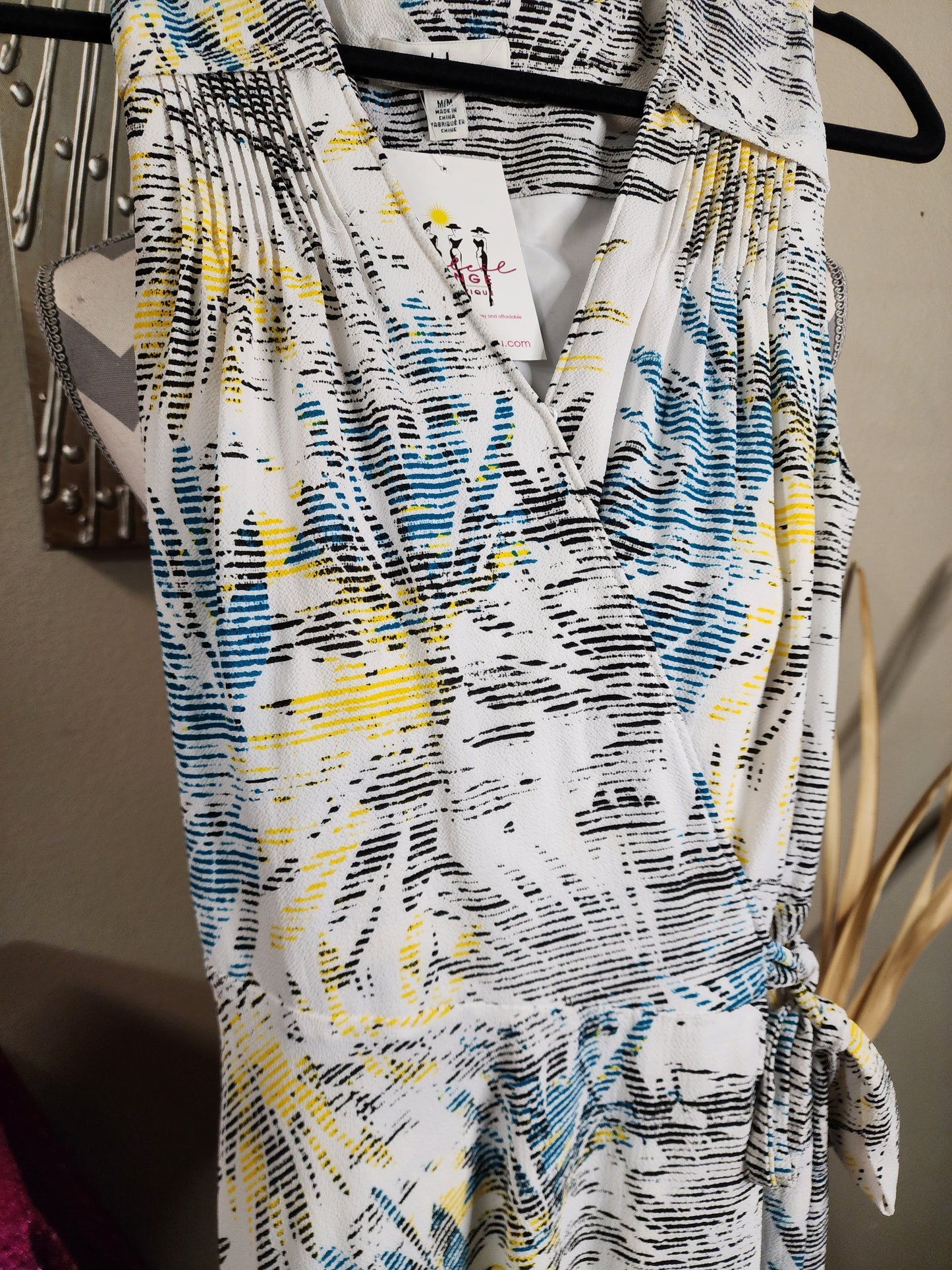 H by Halston High/Low Wrap Dress