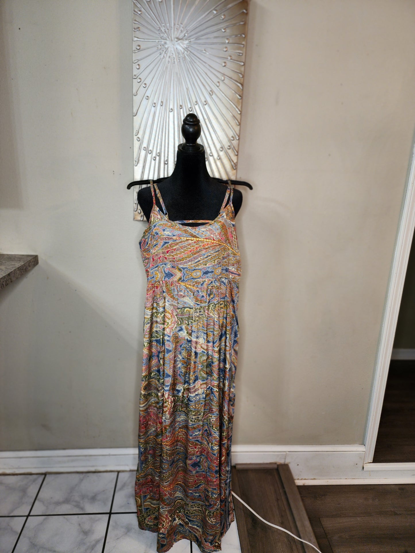 Earthbound Backless Maxi Dress