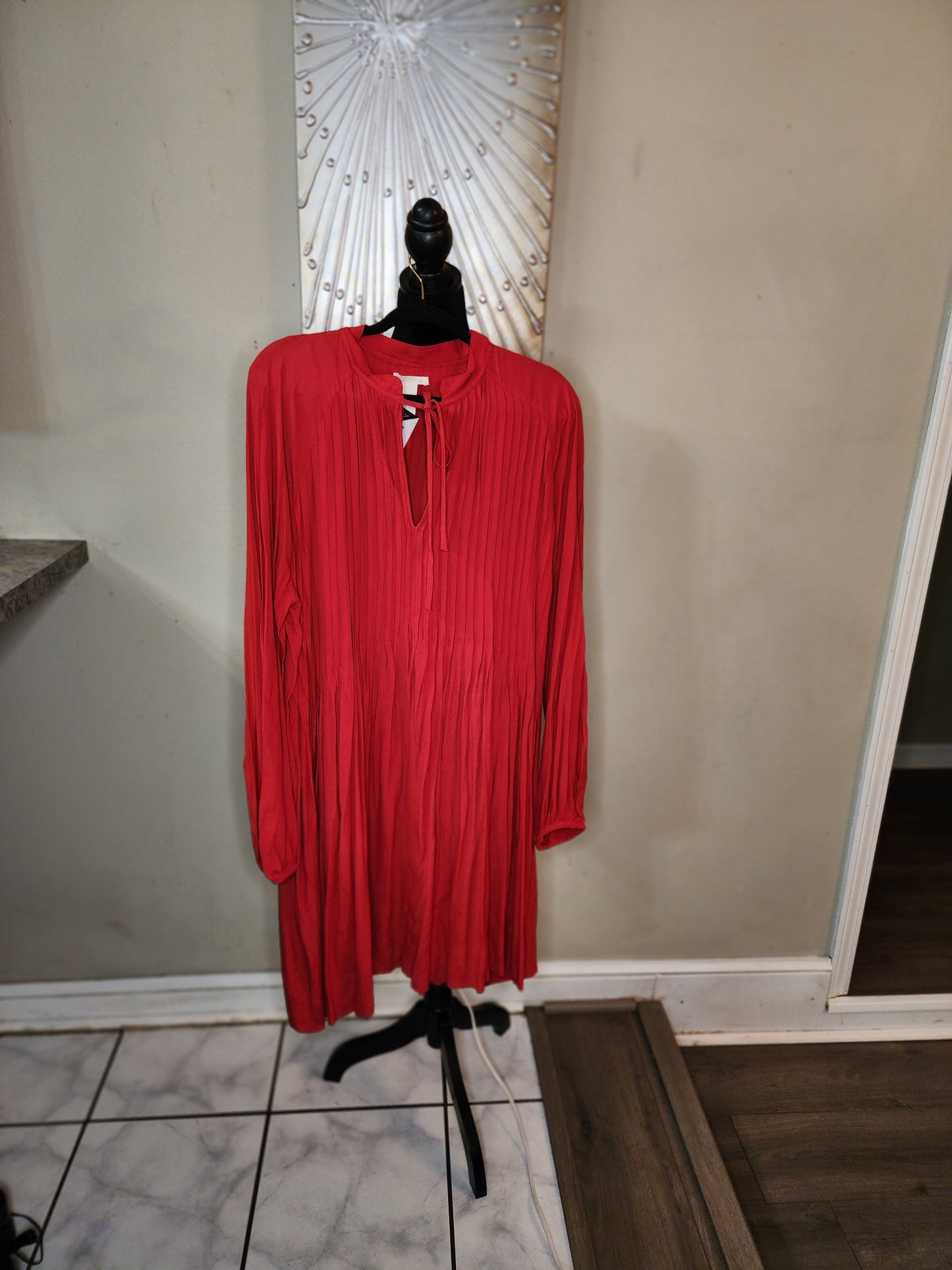 H&M Ruby Red Swing Dress