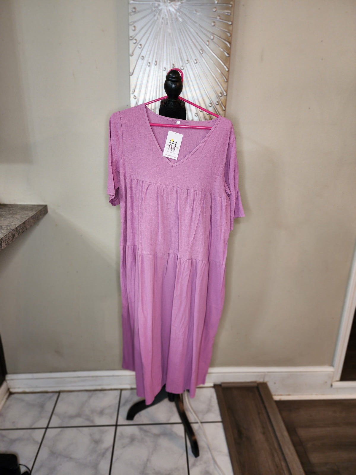 Light Purple Swing Dress