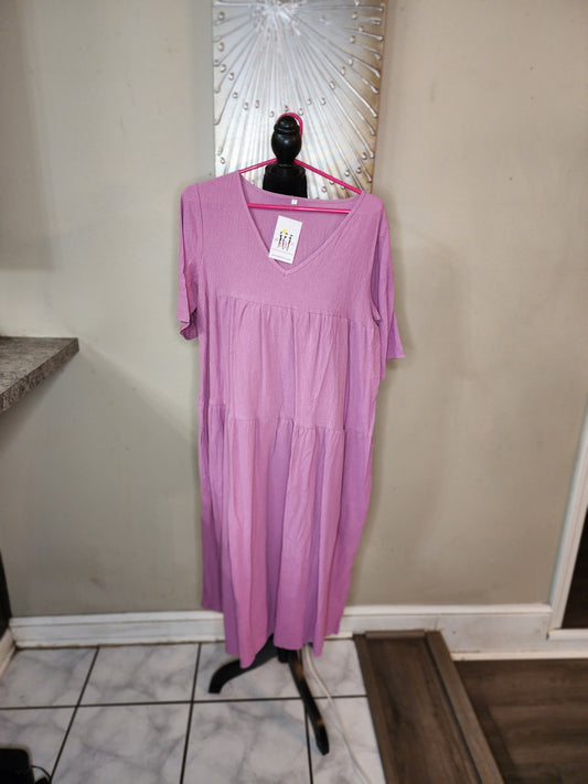 Light Purple Swing Dress