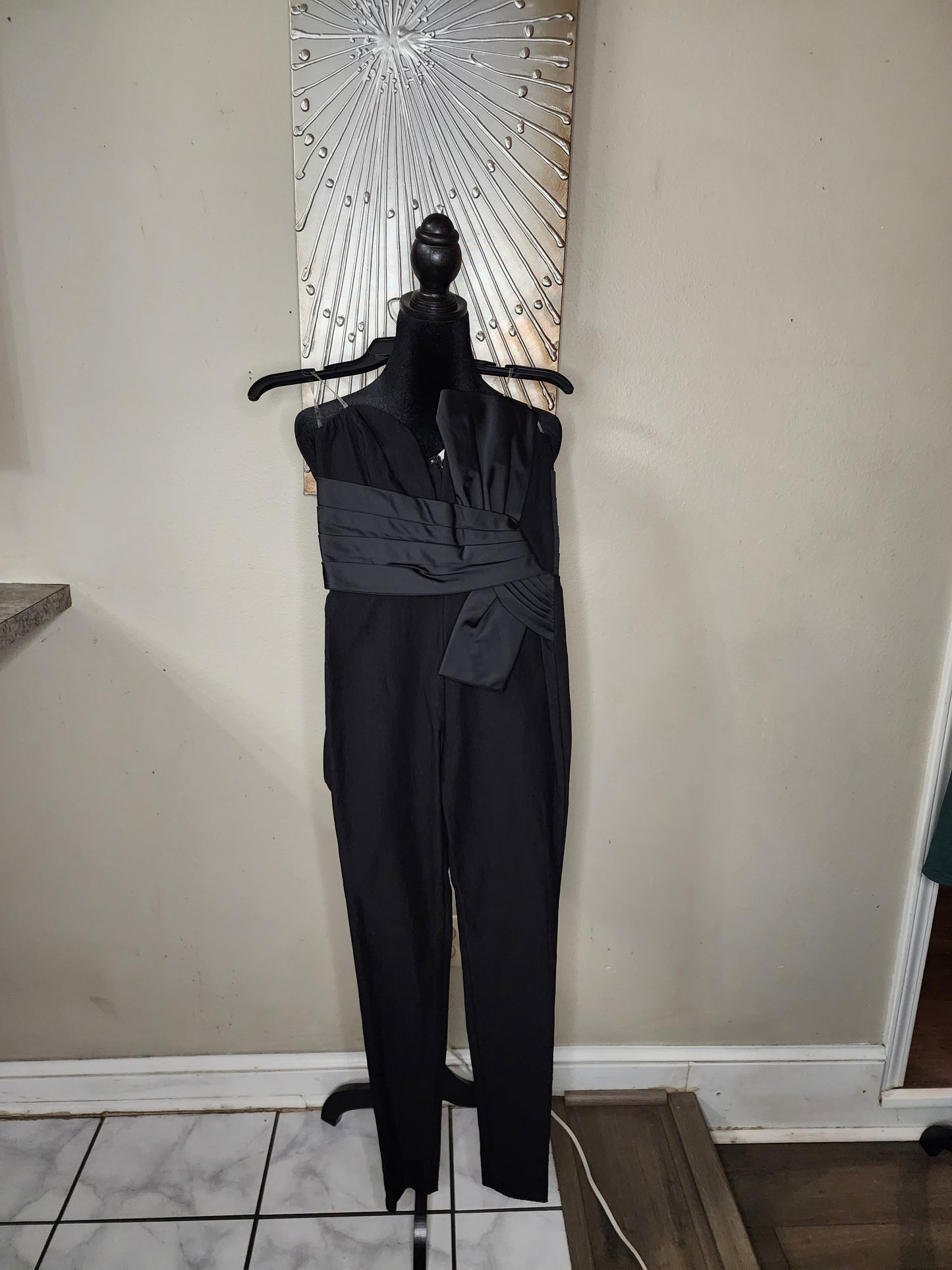 Nasty Gal Black Bow Jumpsuit
