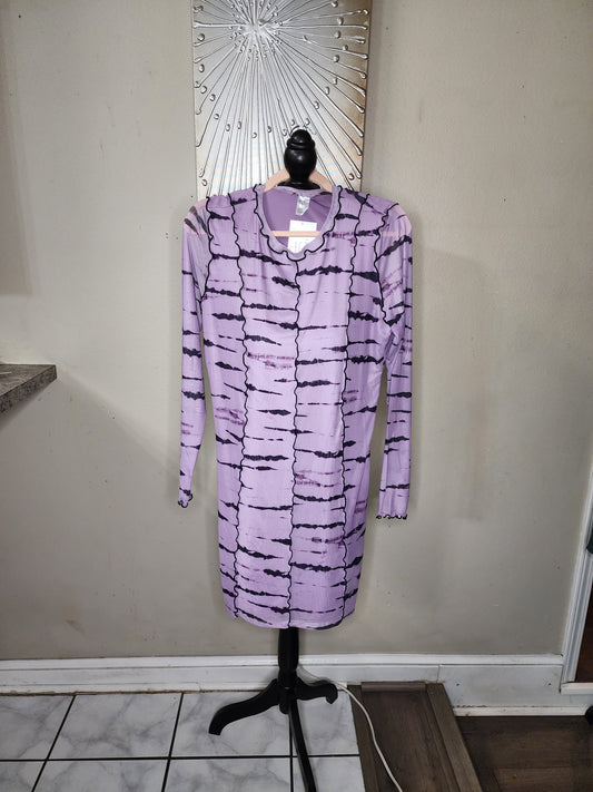 H&M Purple Animal Print Dress