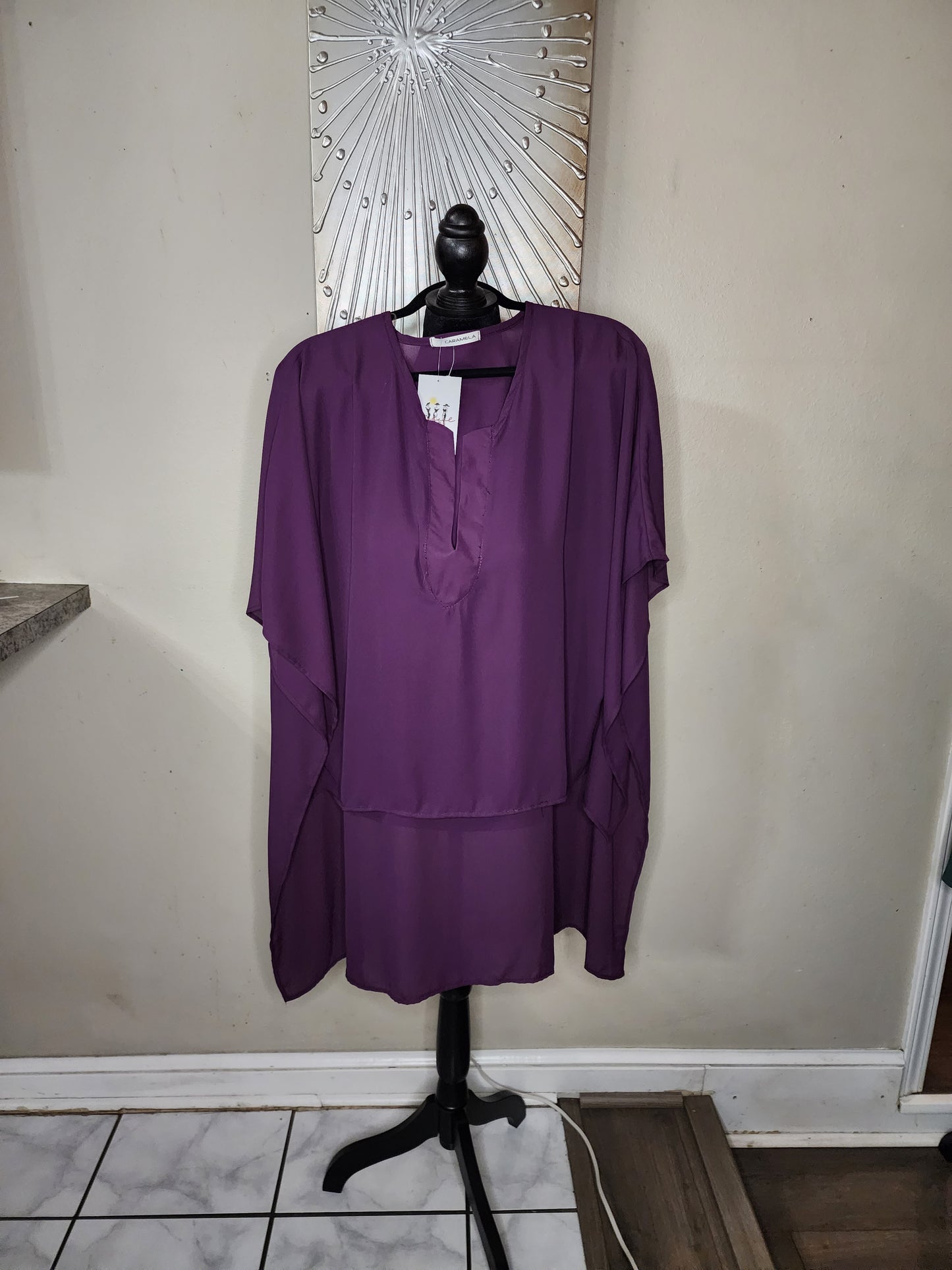 Caramela Purple Blouse