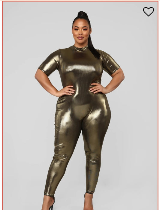 Dripping in Gold Jumpsuit